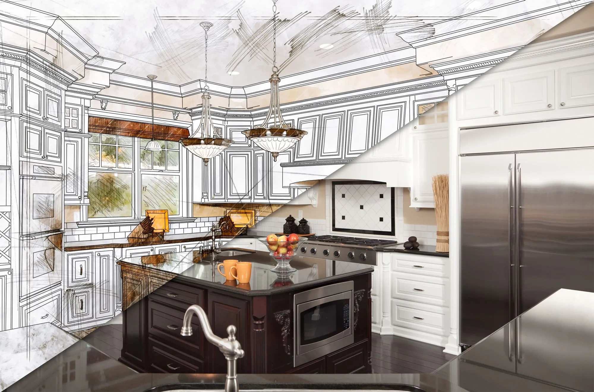 Custom home and production home comparison in Alberta